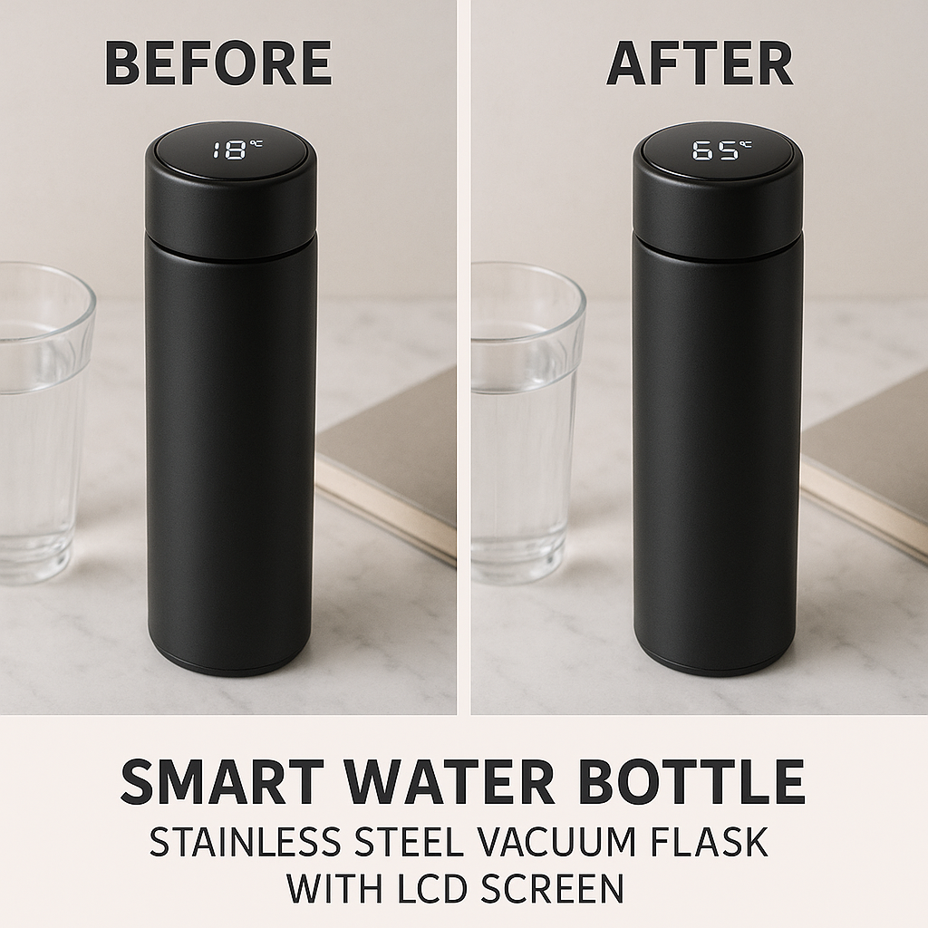 Premium Smart Water Bottle Vacuum Flask
